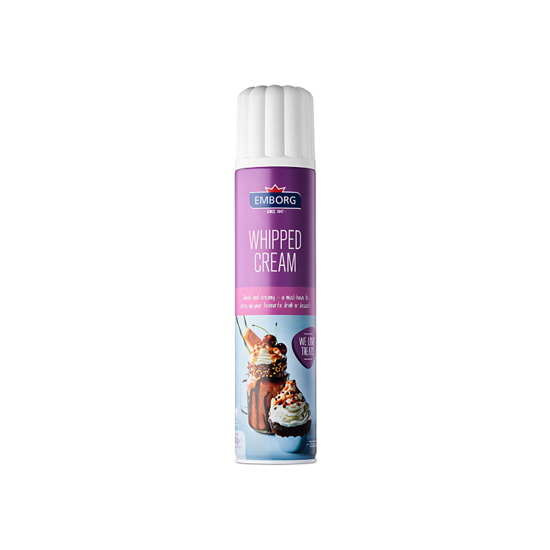 EMBORG WHIPPED SPRAY CREAM 500ML