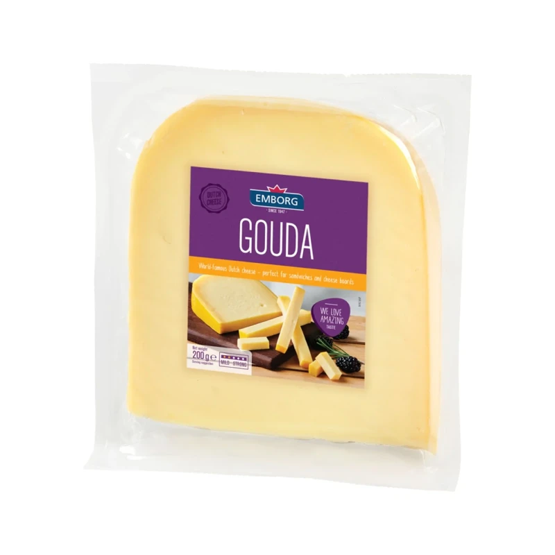 Emborg Gouda Cheese Wedges 200g