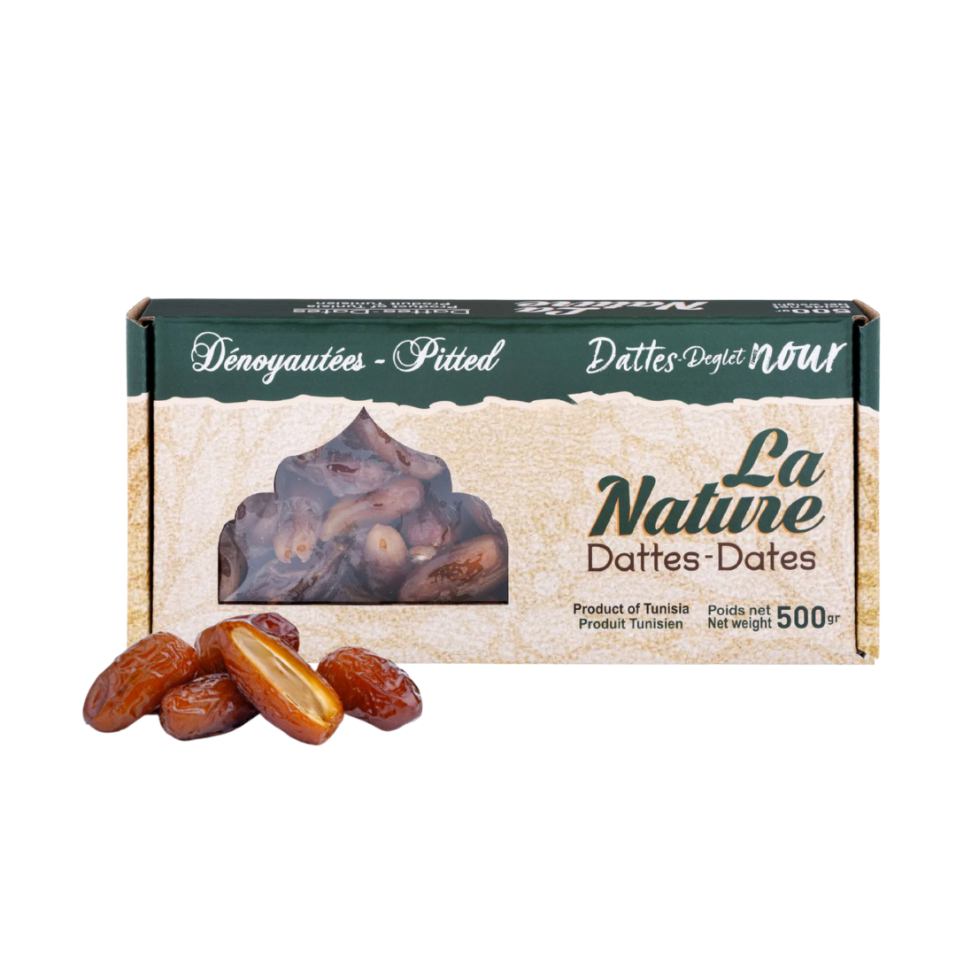 La Nature Pitted Date Deglet Nour Dates 12X500g