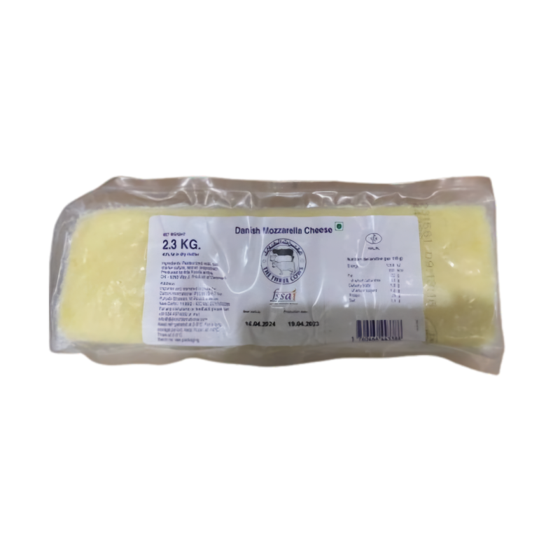 3 Cows Mozzarella Cheese Block 2.3KG