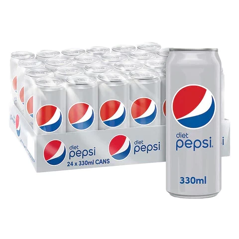 Pepsi Diet Cola Can 320mlx24