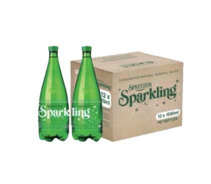Spritzer Sparkling Mineral Water 12X 1L