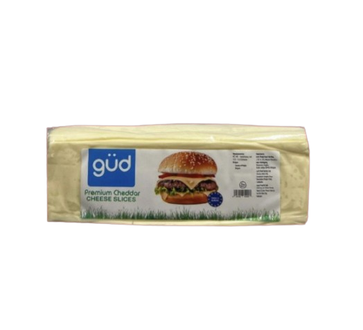 Gud Premium Cheddar Cheese Slices 84's (1.033Kg)