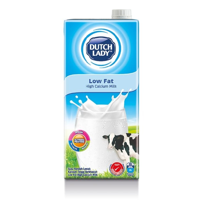 Dutch Lady Milk Low Fat 1L