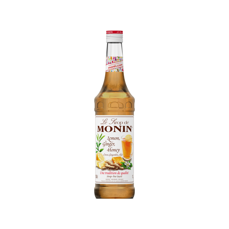 MONIN LEMON GINGER HONEY SYRUP 700ML