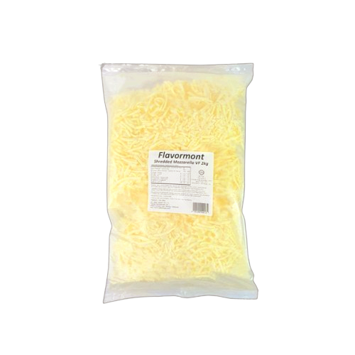 Flavormont Shredded Mozzarella VF cheese 2kg