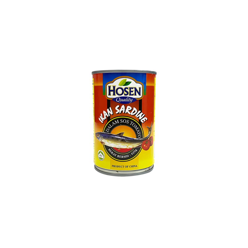 Hosen Sardine in Tomato Sauce \ Sardin Dalam Sos Tomato 425g