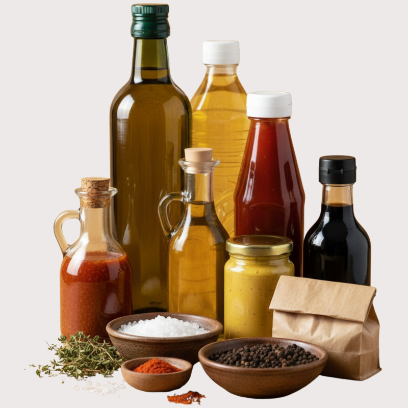 Oils, Sauces & Seasonings
