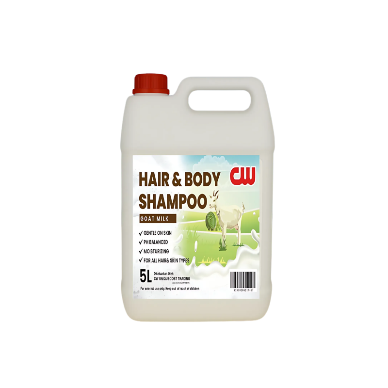 CW GOAT MILK HAIR & BODY SHAMPOO 5L